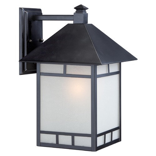 Drexel Stone Black Outdoor Wall Light by Nuvo Lighting