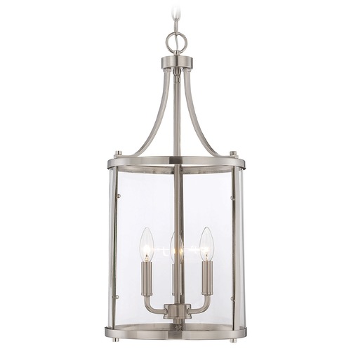 Penrose Satin Nickel Pendant by Savoy House
