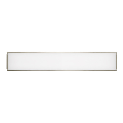 Visual Comfort Modern Collection Sage 25 3000K LED Bath Wall Sconce in Nickel by Visual Comfort Modern 700BCSAGW25S-LED930
