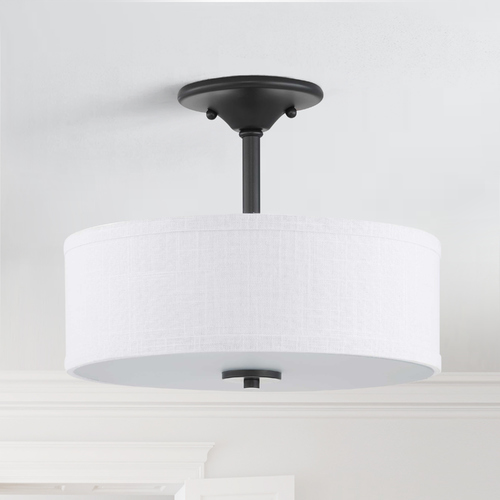 Inspire Graphite Semi-Flush Mount by Progress Lighting