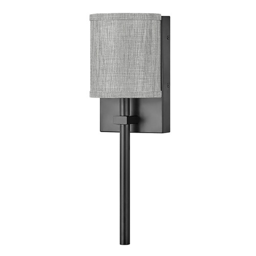 Hinkley Avenue LED Wall Sconce in Black & Heathered Gray by Hinkley Lighting 41009BK