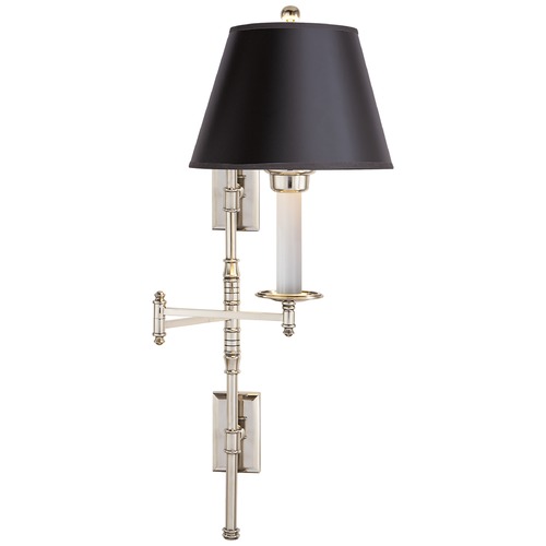E.F. Chapman Dorchester Sconce in Polished Nickel by Visual Comfort Signature