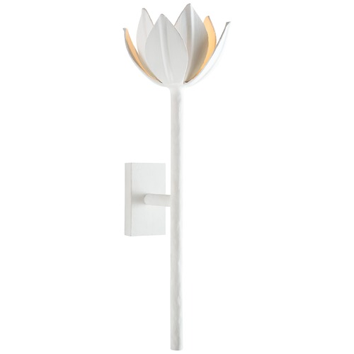 Visual Comfort Signature Collection Julie Neill Alberto Medium Sconce in Plaster White by Visual Comfort Signature JN2002PW