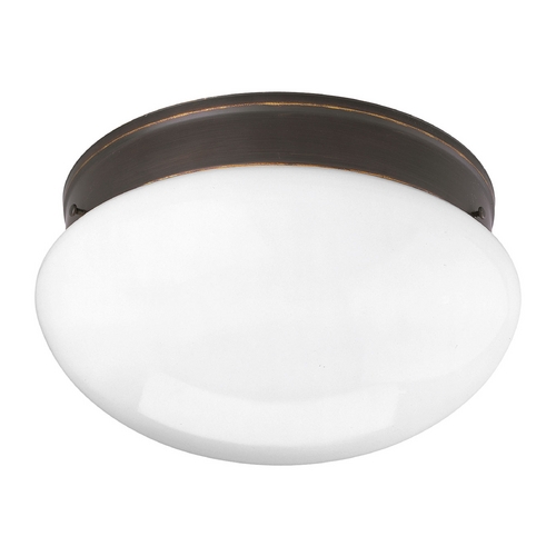 Progress Lighting 11.75-Inch Mushroom Flush Mount in Antique Bronze by Progress Lighting P3412-20