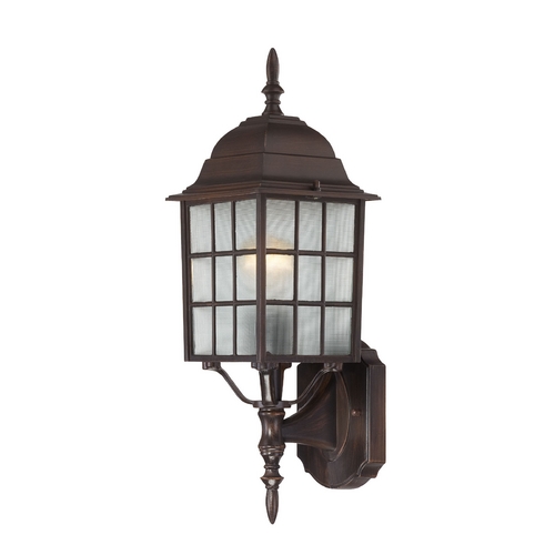 Outdoor Wall Light in Rustic Bronze by Nuvo Lighting