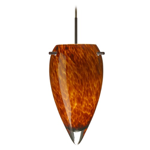 Besa Lighting Besa Lighting Juli Bronze LED Mini-Pendant Light 1JT-412518-LED-BR