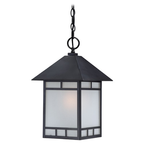 Drexel Stone Black Outdoor Hanging Light by Nuvo Lighting