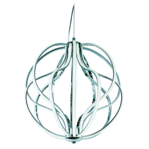 Aura Polished Chrome LED Pendant by ET2 Lighting
