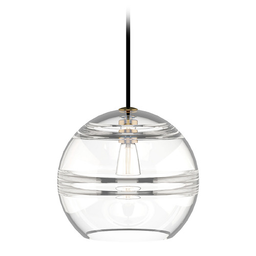 Sedona LED Freejack Pendant in Aged Brass by Visual Comfort Modern