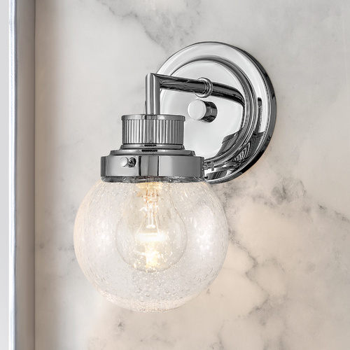 Poppy Chrome Sconce by Hinkley Lighting
