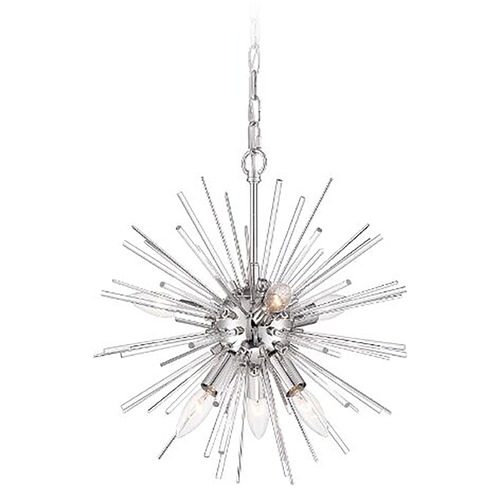 Nuvo Lighting Cirrus Polished Nickel Chandelier by Nuvo Lighting 60/6991