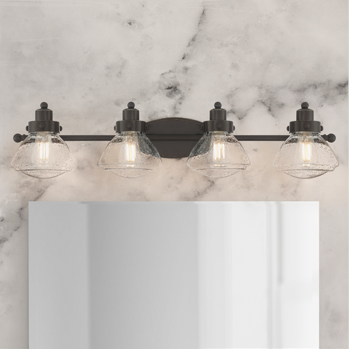 Quoizel Lighting Scholar Palladian Bronze 4-Light Bathroom Light by Quoizel Lighting SCH8604PN