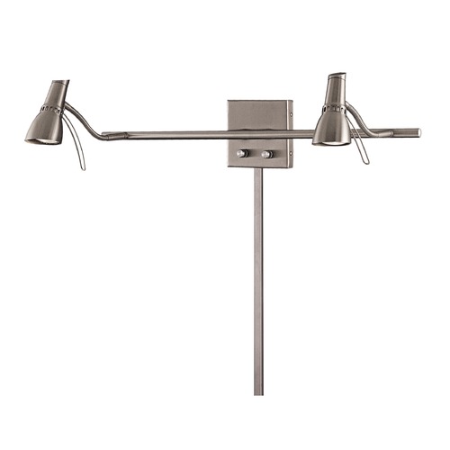 George Kovacs Lighting Save Your Marriage Brushed Nickel LED Wall Lamp by George Kovacs P4440-084-L