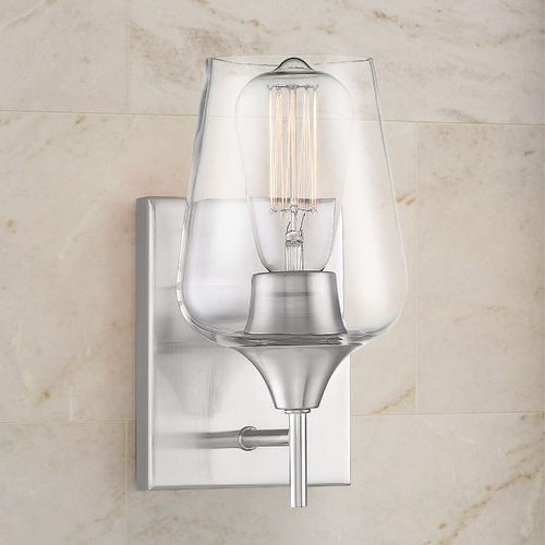 Octave Wall Sconce in Satin Nickel by Savoy House