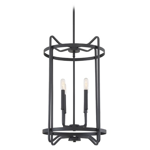 Savoy House Kent Matte Black Pendant by Savoy House 3-4901-4-89