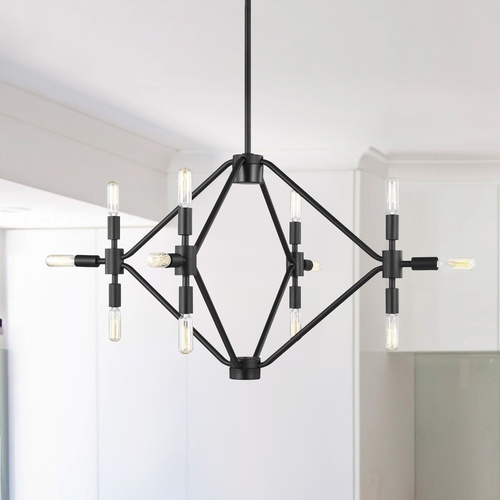 Visual Comfort Studio Collection Wyn Midnight Black Chandelier by Visual Comfort Studio 5106712-112