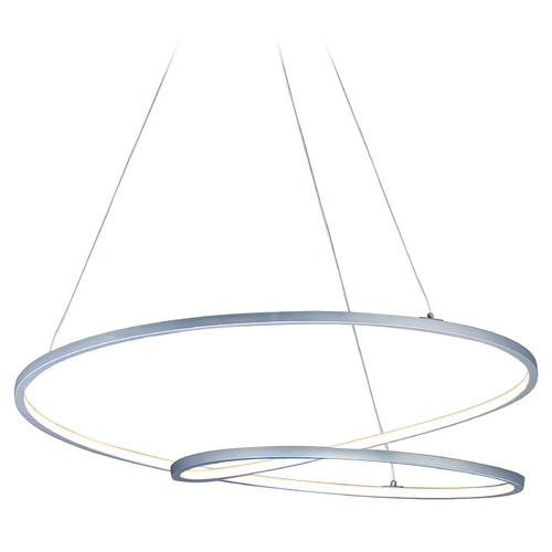 ET2 Lighting Cycle 31.50-Inch LED Pendant in Matte Silver by ET2 Lighting E21327-MS