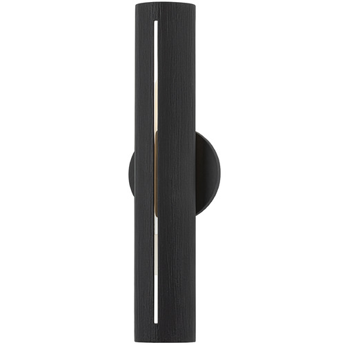 Troy Lighting Brandon Textured Black Sconce