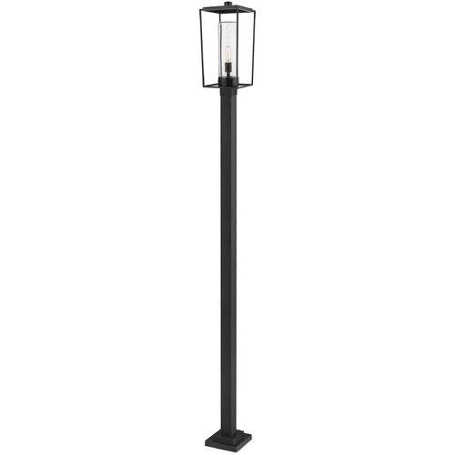 Z-Lite Sheridan Black Post Light by Z-Lite 594PHBS-536P-BK