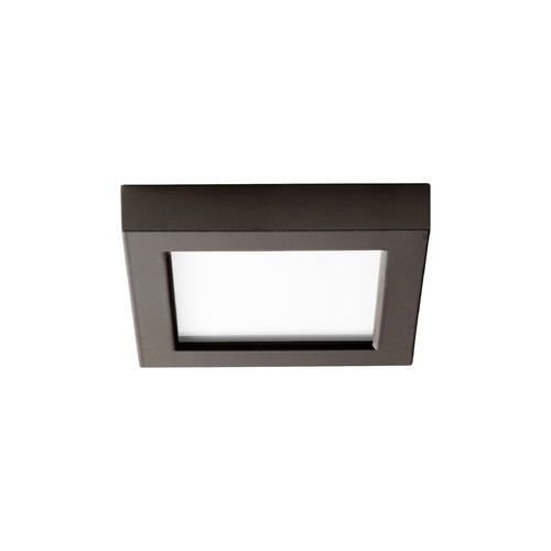 Oxygen Altair 6-Inch LED Square Flush Mount in Bronze by Oxygen Lighting 3-332-22