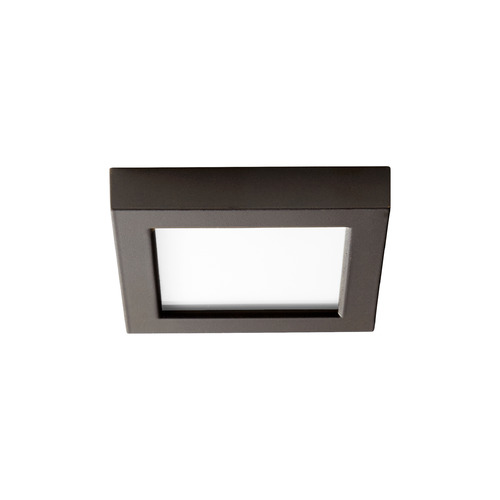 Altair 6-Inch LED Square Flush Mount in Bronze by Oxygen Lighting