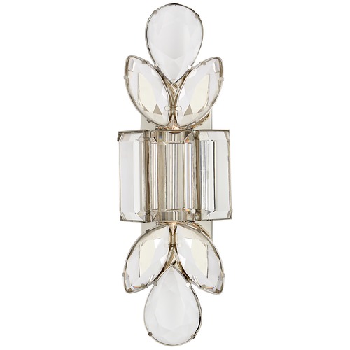 Kate Spade New York Lloyd JeweLED Sconce in Nickel by Visual Comfort Signature