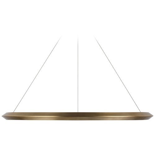 Peter Bristol Encircle 38-Inch Chandelier in Brass by Visual Comfort Signature