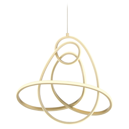 George Kovacs Lighting George Kovacs Astor Soft Gold LED Pendant Light P5438-697-L