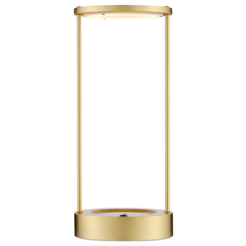 Currey and Company Lighting Currey and Company Passavant Brushed Brass LED Table Lamp 6000-0908