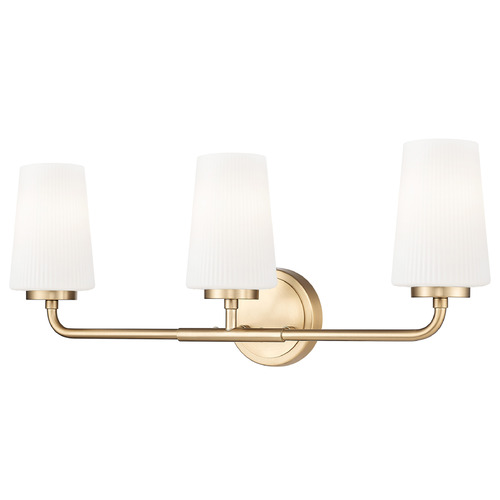 Z-Lite Z-Lite Montford Modern Gold Bathroom Light 7005-3V-MGLD