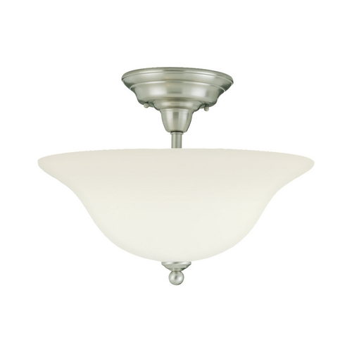 Generation Lighting Sussex Semi-Flush Mount in Brushed Nickel by Generation Lighting 75061-962