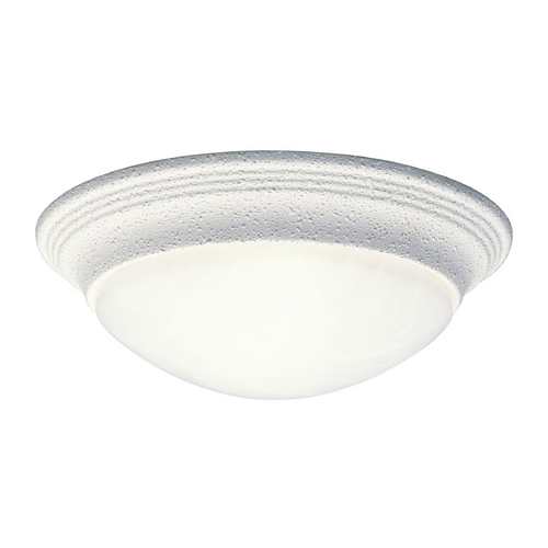 Progress Lighting 11.50-Inch Alabaster Flush Mount in White by Progress Lighting P3688-30