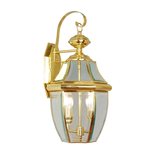 Livex Lighting Livex Lighting Monterey Polished Brass Outdoor Wall Light 2251-02