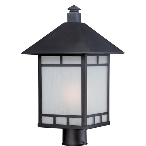 Drexel Stone Black Post Light by Nuvo Lighting