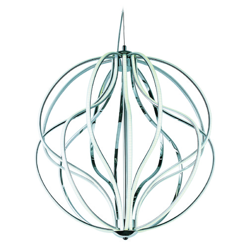 ET2 Lighting Aura 24-Inch LED Pendant in Polished Chrome by ET2 Lighting E21176-PC