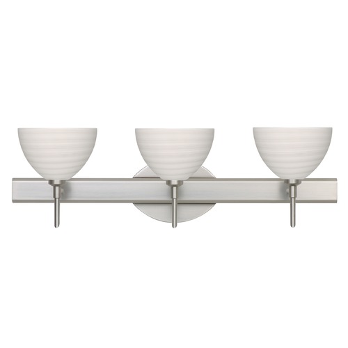 Besa Lighting Brella Satin Nickel LED Bathroom Light