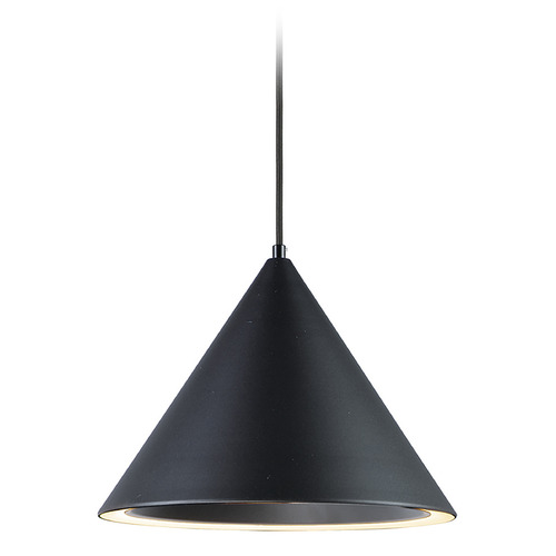 Abyss 12.50-Inch LED Pendant in Black by ET2 Lighting