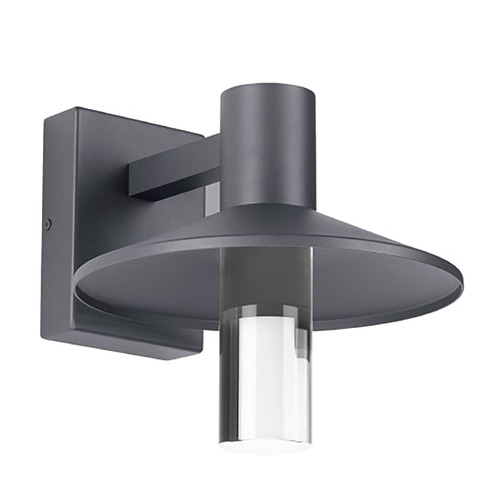 Visual Comfort Modern Collection Sean Lavin Ash 10 LED Outdoor Wall Light in Charcoal by VC Modern 700OWASHL93010CHUNV