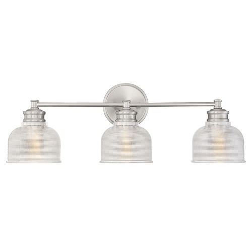 24.25-Inch Bathroom Light in Brushed Nickel by Meridian
