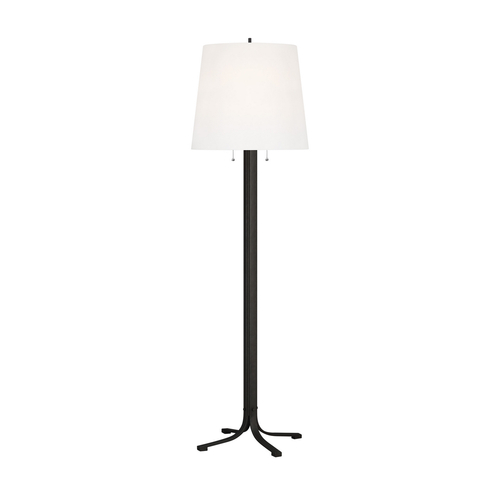 Visual Comfort Studio Collection Thomas OBrien Logan Aged Iron Floor Lamp by Visual Comfort Studio TT1042AI1