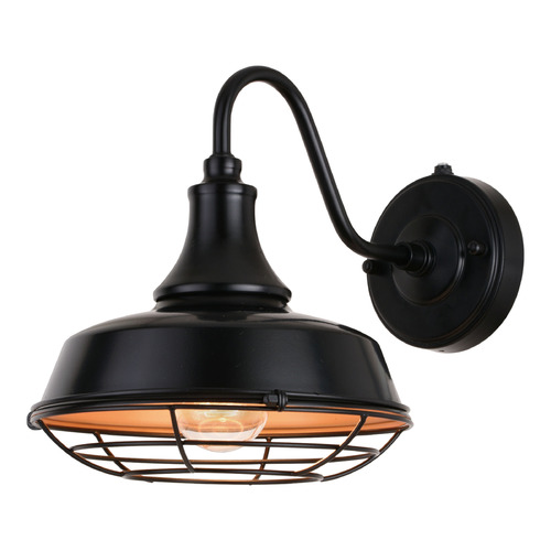 Vaxcel Lighting Dorado Dark Bronze & Light Gold Barn Light
