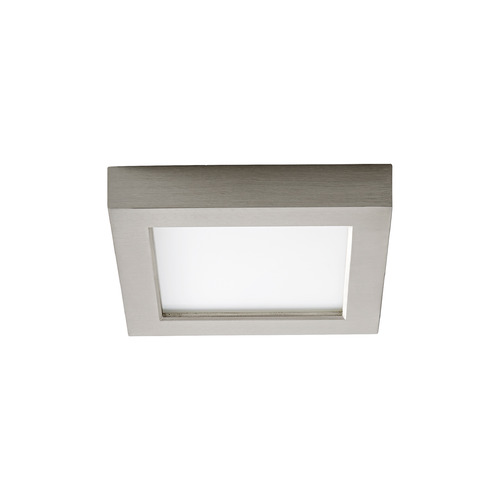 Oxygen Altair 6-Inch LED Square Flush Mount in Nickel by Oxygen Lighting 3-332-24