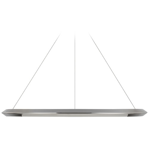 Peter Bristol Encircle 38-Inch Chandelier in Nickel by Visual Comfort Signature