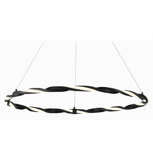 George Kovacs Lighting George Kovacs Convolution Coal LED Pendant Light P5481-66A-L