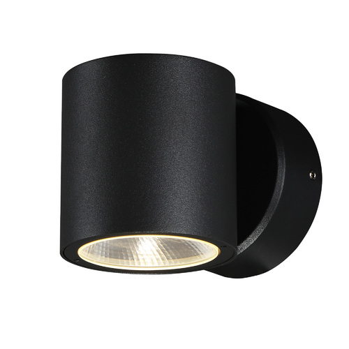 Volume 4-Inch LED Outdoor Wall Light in Black by Eurofase Lighting