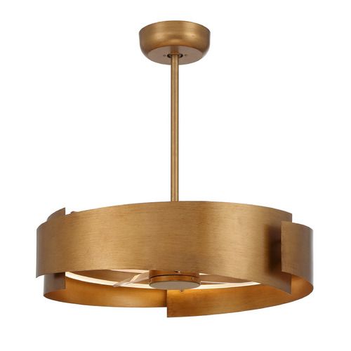 Savoy House Lighting Gold Patina LED Ceiling Fan with Light