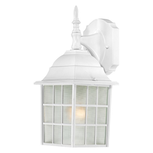Outdoor Wall Light in White by Nuvo Lighting