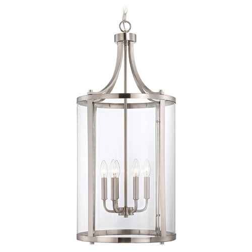 Penrose Satin Nickel Pendant by Savoy House