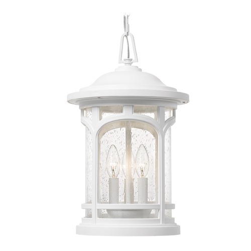 Quoizel Lighting Marblehead Outdoor Hanging Light in White by Quoizel Lighting MBH1911W
