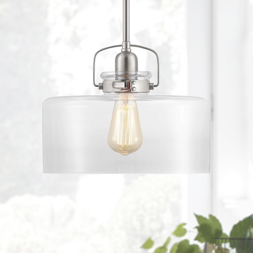 Calhoun Brushed Nickel Pendant by Progress Lighting